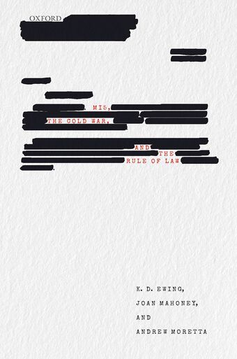 MI5, the Cold War, and the Rule of Law book cover