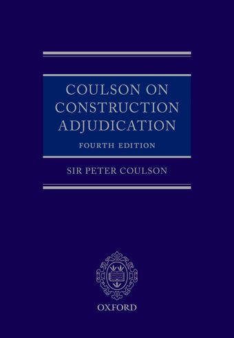 Coulson on Construction Adjudication book cover