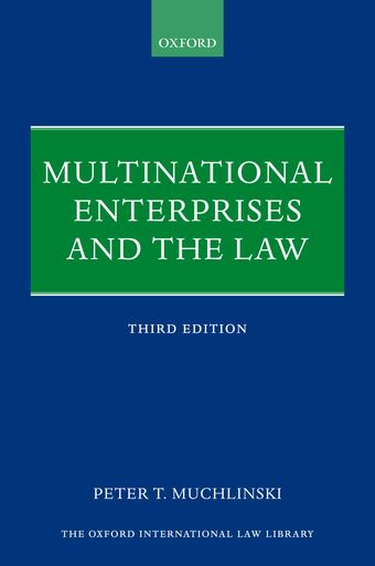 Multinational Enterprises and the Law book cover