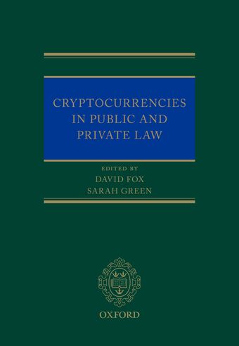 Cryptocurrencies in Public and Private Law book cover