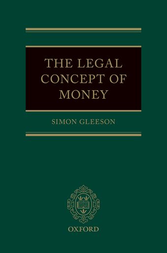 The Legal Concept of Money book cover
