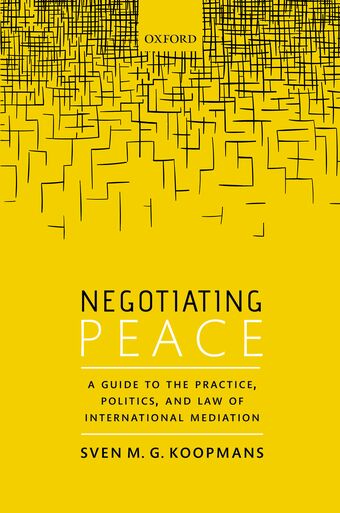 Negotiating Peace book cover