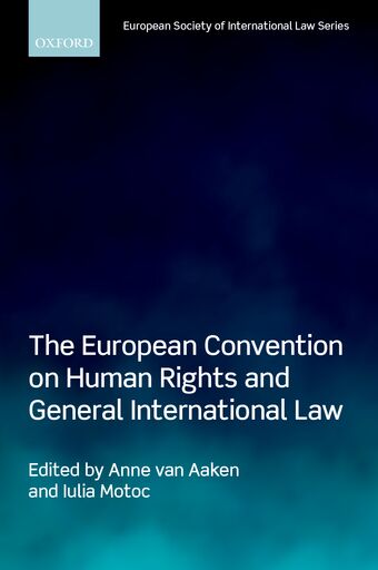 European Convention on Human Rights and General International Law book cover