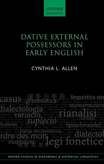 Dative External Possessors in Early English book cover