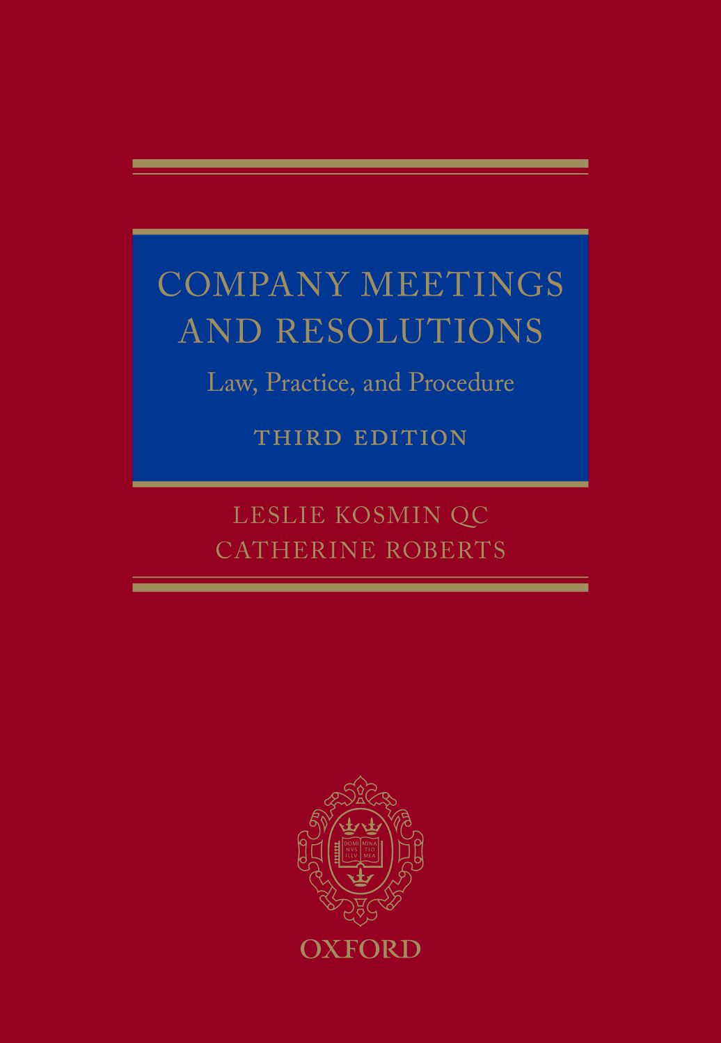 Company Meetings and Resolutions book cover