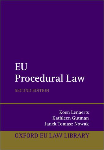 EU Procedural Law book cover