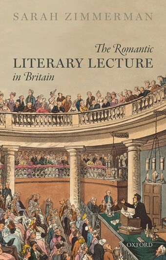 The Romantic Literary Lecture in Britain book cover