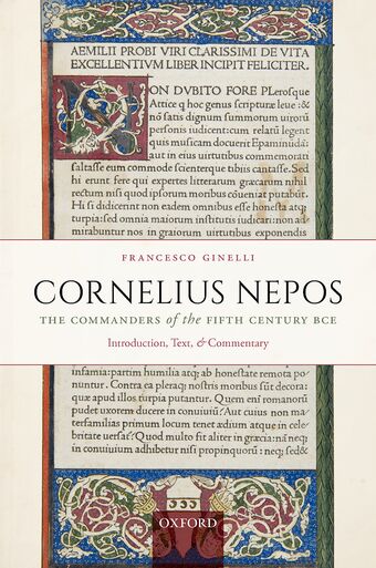 Cornelius Nepos, The Commanders of the Fifth Century BCE book cover