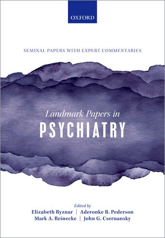 Landmark Papers in Psychiatry book cover