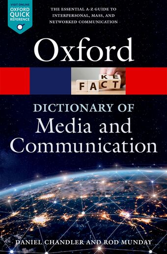 A Dictionary of Media and Communication book cover