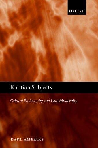 Kantian Subjects book cover