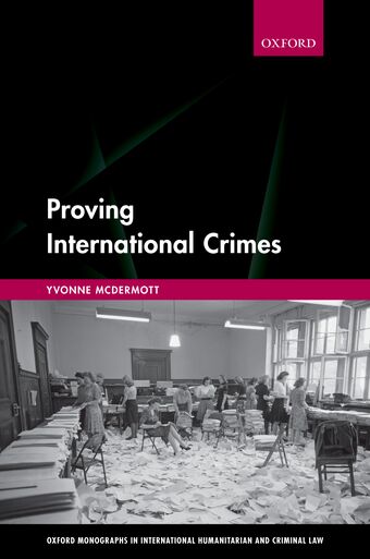 Proving International Crimes book cover