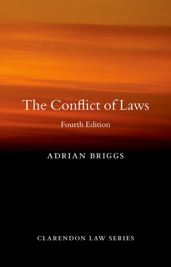 The Conflict of Laws book cover
