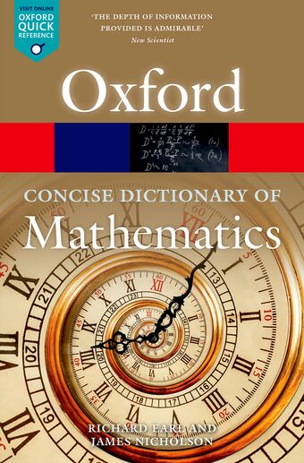 The Concise Oxford Dictionary of Mathematics book cover