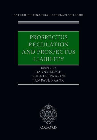 Prospectus Regulation and Prospectus Liability book cover