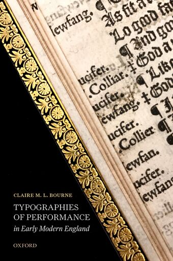 Typographies of Performance in Early Modern England book cover