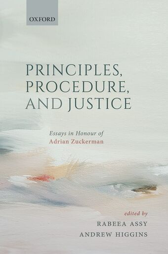 Principles, Procedure, and Justice book cover