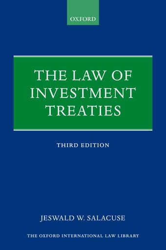 The Law of Investment Treaties book cover