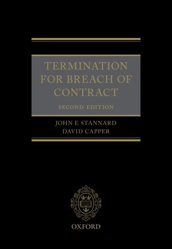 Termination for Breach of Contract book cover