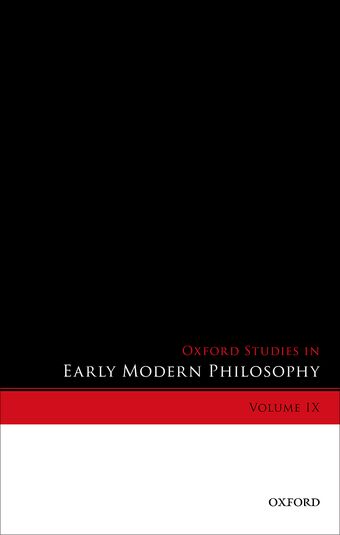 Oxford Studies in Early Modern Philosophy, Volume IX book cover