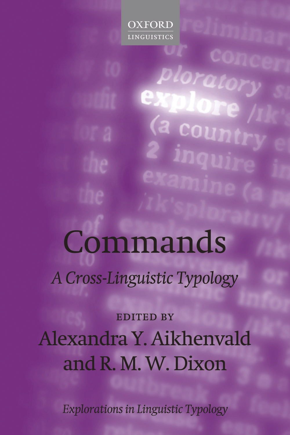 Commands book cover