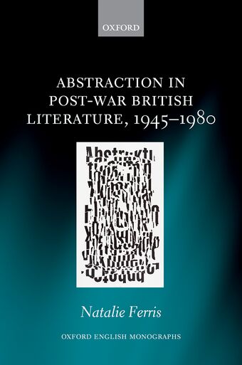 Abstraction in Post-War British Literature 1945-1980 book cover