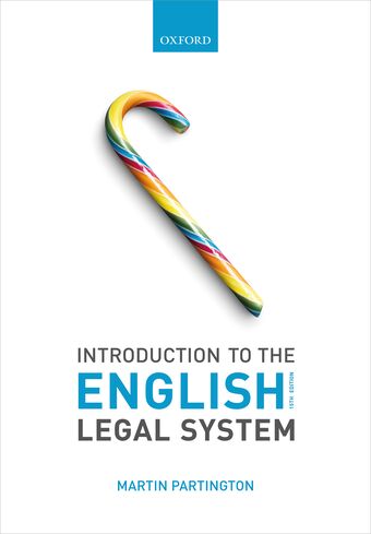 Introduction to the English Legal System book cover