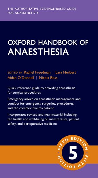 Oxford Handbook of Anaesthesia book cover