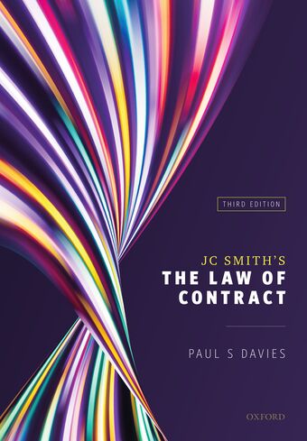 JC Smith's The Law of Contract book cover