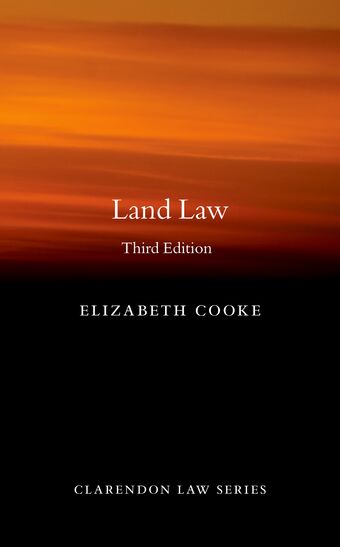 Land Law 3e book cover