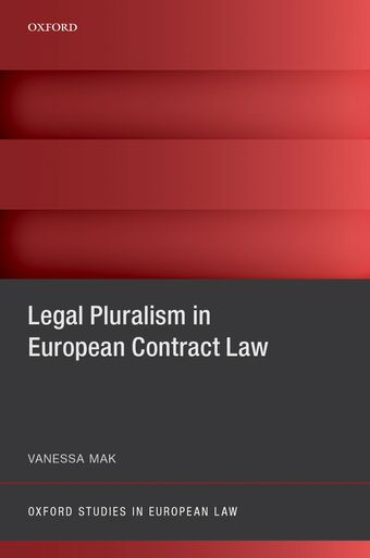 Legal Pluralism in European Contract Law book cover