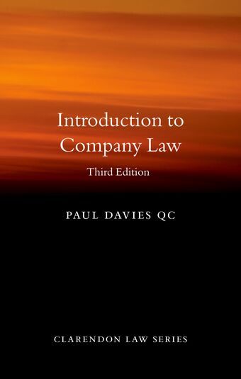 Introduction to Company Law book cover