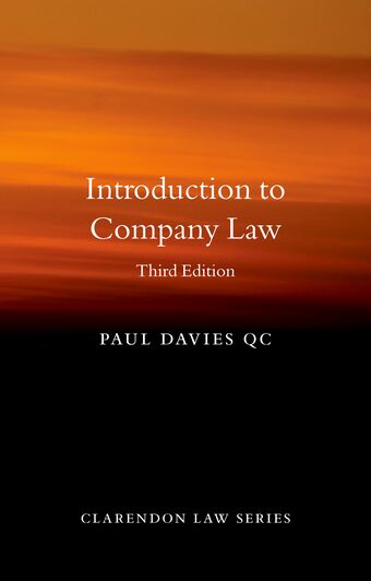 Introduction to Company Law book cover