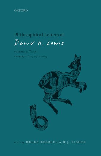 Philosophical Letters of David K. Lewis Volume 2 book cover