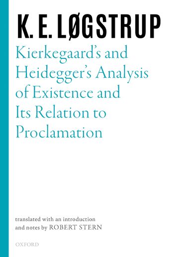 Kierkegaard's and Heidegger's Analysis of Existence book cover