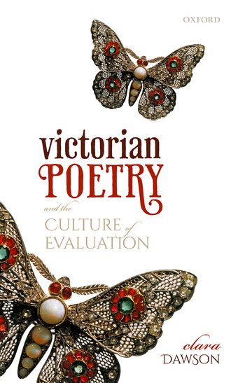 Victorian Poetry and the Culture of Evaluation book cover