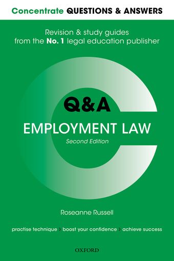 Concentrate Questions & Answers Employment Law Law Q&A Revision and Study Guide book cover