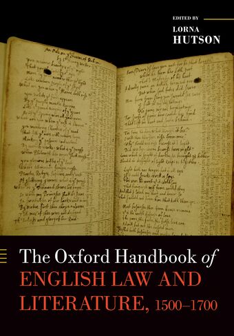 The Oxford Handbook of English Law and Literature, 1500-1700 book cover
