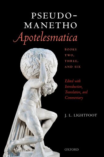 Pseudo-Manetho, Apotelesmatica, book cover