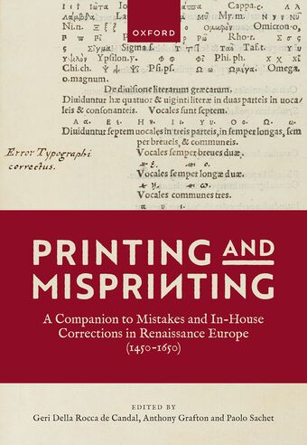Printing and Misprinting book cover