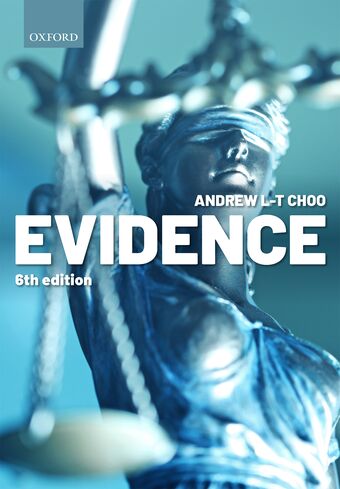 Evidence book cover