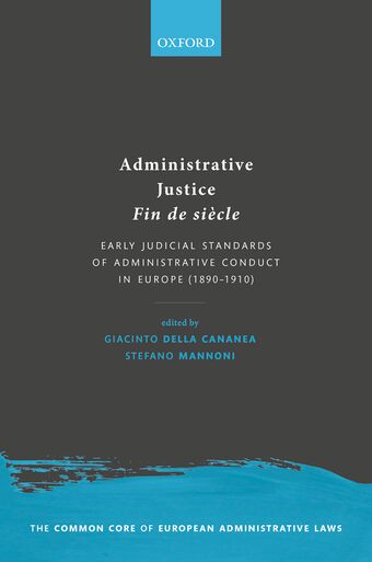 Administrative Justice Fin de siecle book cover