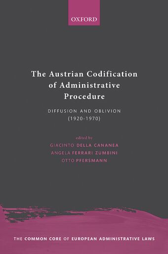 The Austrian Codification of Administrative book cover