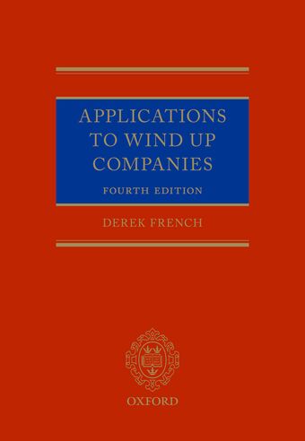 Applications to Wind up Companies book cover