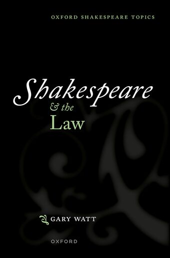 Shakespeare and the Law book cover