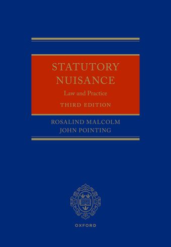 Statutory Nuisance Law and Practice book cover