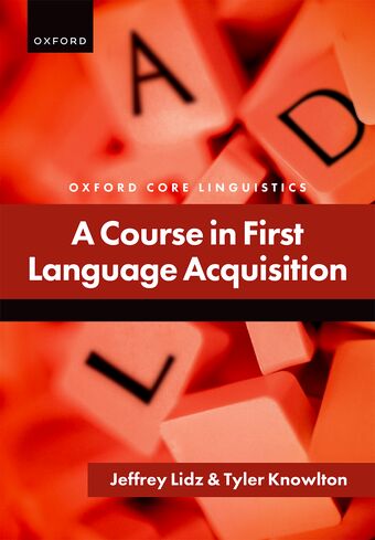 Course In First Language Acquisition Corel Cloth book cover