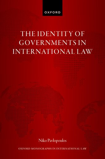 The Identity of Governments in International Law book cover
