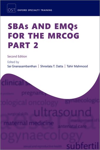 SBAs and EMQs for the MRCOG Part 2 book cover