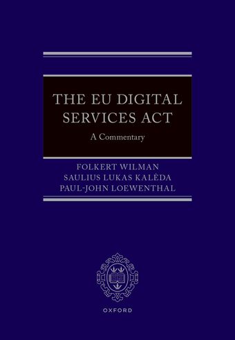 The EU Digital Services Act book cover